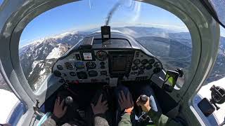 Flight from La Cerdanya to LELL with Tecnam Sierra neo [upl. by Zerelda187]