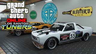 GTA Online  Vulkar Warrener HKR Autoshop Custom Garage Options LS Tuners DLC [upl. by Fadden383]