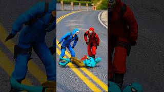 Spiderman gets a lesson  GTA V shorts 36 [upl. by Rennob670]