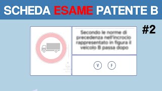 SCHEDA ESAME PATENTE B 2024 2 [upl. by Lurie]