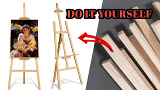 How to make a wooden easel for drawing boards step by step [upl. by Babbie332]