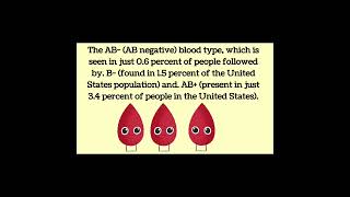 What are the 3 rarest blood types [upl. by Troy]