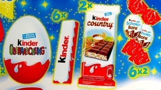 Kinder Surprise Kinder JOY Kinder Chocolate Kinder Bueno White [upl. by Sices]