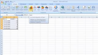 Excel 2007  Achsen als Text formatieren [upl. by Notselrahc]