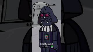 Darth Vaders Vacation Part 2 meme starwars starwarsanimation [upl. by Erb]