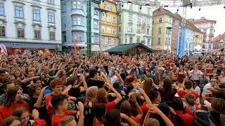 Flashmob  BGBRGMG Dreihackengasse beim Aufsteirern 2019  3hackengasse [upl. by Pontius]