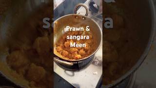 Prawn fry and meen kulambu prawnrecipe fishkulambu southindia nonvegfry nonveg weekend [upl. by Tymothy]