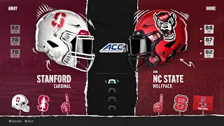 Stanford vs North Carolina State Week 10 2024 Season  College football 25 [upl. by Dougald]