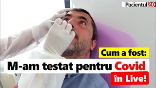 Test Covid Lam făcut Live [upl. by Ennaegroeg]