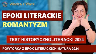 ROMANTYZM powtórka z epok literackich do matury z polskiego 2024 [upl. by Galang]