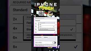 Touch Setting iPhone ⚙️  increase Touch Sensitivity  AssistiveTouch ✅ iPhone Setting [upl. by Ashman]