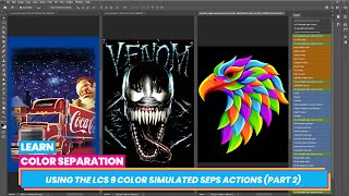 CMYK Color separation process photoshop for screen printing  easy tutorial [upl. by Volny]