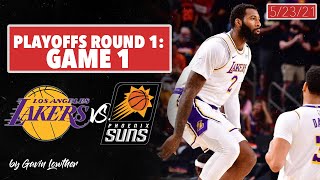 AD has WORST Playoff Game  Gavin Lowther  Lakers vs Suns  52321 [upl. by Joanie]