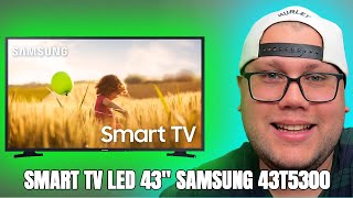 Smart Tv Led 43 Samsung 43T5300 Full HD  WIFI HDR para Brilho e Contraste Plataforma Tizen 2 H [upl. by Aihtela485]