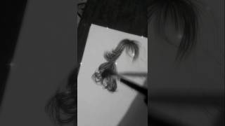 😉How to draw realistic hair shorts drawing shortsvideo 😱Bản vẽ thực tế [upl. by Selemas]