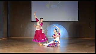 Mitwa X Taal se taal Mila Mash up  Classical Kathak Bharatnatyam fusion dance competition dance [upl. by Ruomyes426]