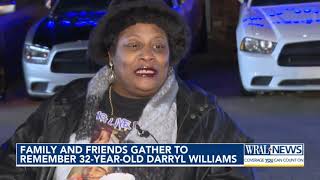 One year later Family friends of Daryl Williams gather for vigil [upl. by Sewoll]