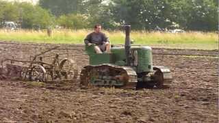 Marshall Fowler VFA Crawler Ploughing At The Marshalls Rally Sun 5th Aug 2012 [upl. by Anaugahs457]