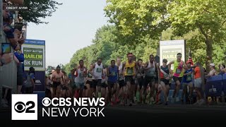 Thousands participate in annual Percy Sutton 5K run in NYC [upl. by Nunnery]