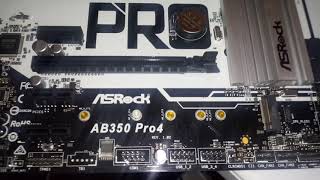 Asrock Ab350 pro4 no post keep restarting [upl. by Attelra]