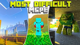 Top 10 Modsaddons To Make THE MOST DIFFICULT Minecraft PE [upl. by Zelten857]