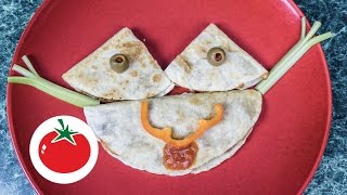 Quesadilla con pollo PARA NIÑOS decoración [upl. by Vanzant364]