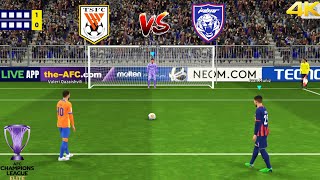 Shandong Taishan vs Johor Darul TaZim🔥 Penalty Shootout🛑AFC Champion League Elite 2024✅ efootball [upl. by Yltsew]