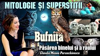 Bufnita pasarea binelui si a raului  Mitologie si superstitii [upl. by Wanyen]