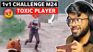 Toxic Player Challenge Me for Crazy Match 1v1 M24 TDM  Android Gamer [upl. by Einavoj]