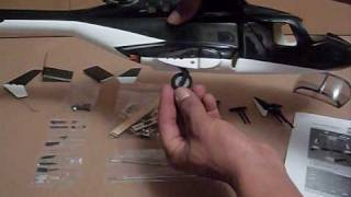 Fusuno Airwolf 450 Scale Build Guide Pt 1  Retracts [upl. by Atikram]