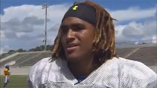 Video from 2015 Channelviews Jalen Hurts was KHOU 11s Athlete of the Week [upl. by Inoek]