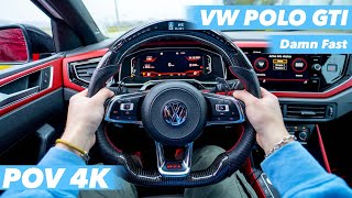 Most TUNED POLO GTI EVER 4K POV drive Stage 3 Golf R Turbo🚀🚀 [upl. by Jeni]