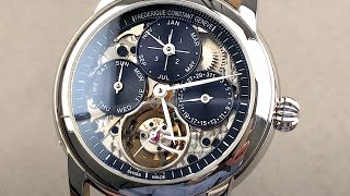 Frederique Constant Classic Tourbillon Perpetual Calendar Limited Edition FC975N4H6 Review [upl. by Anim]