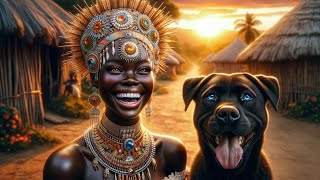 La CHICA que se convirtió en la NOVIA del PERRO  cuento africano [upl. by Towrey]