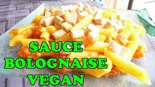 Recette végétalienne  Sauce bolognaise à ma façon [upl. by Glasgo]