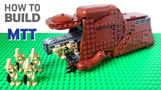 LEGO Star Wars MTT MOC  Building Instructions [upl. by Vonny]