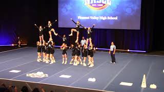 2019 UCA HS NationalsLarge Varsity NonTumbling FinalsPVHS [upl. by Barling]