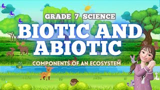 BIOTIC AND ABIOTIC FACTORS  GRADE 7 SCIENCE  BIOLOGY [upl. by Loux968]