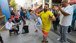 Darbuka İstanbul İstiklal Caddesi Taksim  Sercan Gider Yetenek Solo  لعبة رقص دربوكة [upl. by Suzanna]