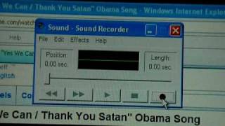 Obamas slogan is quotThank you Satanquot when played backwards [upl. by Pelaga]