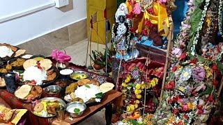 Maha Navami Bhog Aarti Live  Adhikary Bari Durga Puja 2024 [upl. by Nasya]