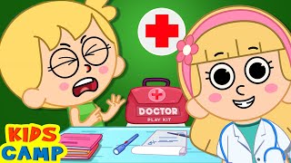 The Doctor Song  Going to the Doctor  Nursery Rhymes amp Kids Songs by KidsCamp [upl. by Ahsurej92]