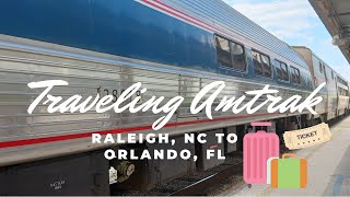 Amtrak Travel Vlog from Raleigh NC to Orlando FL  Train also hit someone [upl. by Wooldridge306]