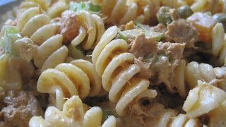 Recetas sin fructosa macarrones con aguacates y atún muy fácil y riquísimos [upl. by Tecla]