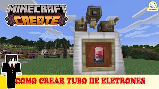 COMO CREAR TUBO DE ELECTRONES  CREATE MOD 1182 Y 1192  MINECRAFT JAVA [upl. by Drolet]