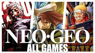 All Neo Geo MVSAES Games [upl. by Ieso156]