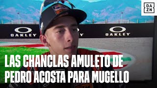 Pedro Acosta y sus chanclas especiales de tiburón ¿el amuleto para Mugello [upl. by Dymoke791]