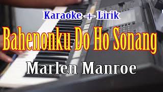 BAHENONKU DO HO SONANG KARAOKE MARLEN MANROE [upl. by Yeknarf]