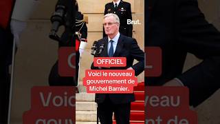 Voici le nouveau gouvernement de Michel Barnier [upl. by Ennayllek]