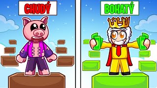 CHUDÉ vs BOHATÉ obby v Robloxu [upl. by Krongold]